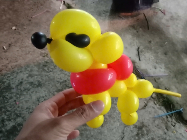 TẠO HÌNH CHÚ CHÓ DỄ THƯƠNG BẰNG BONG BÓNG