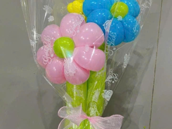 TẠO HÌNH HOA CÚC BẰNG BONG BÓNG